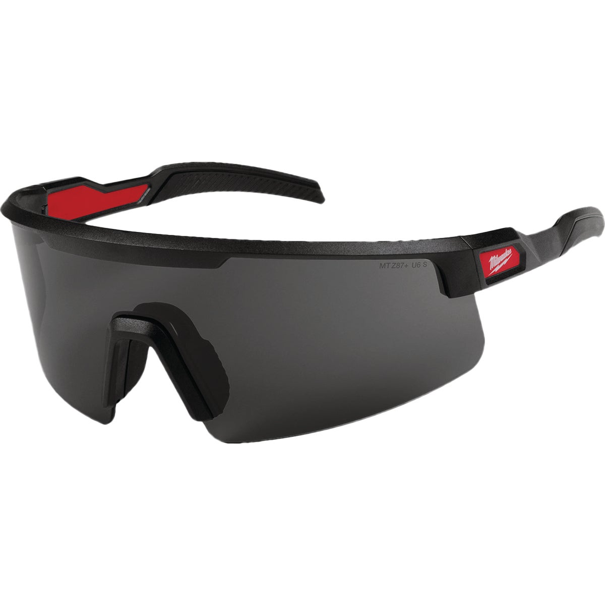 Milwaukee Wrap Around Safety Glasses with Tinted Anti-Scratch Lenses Image 1