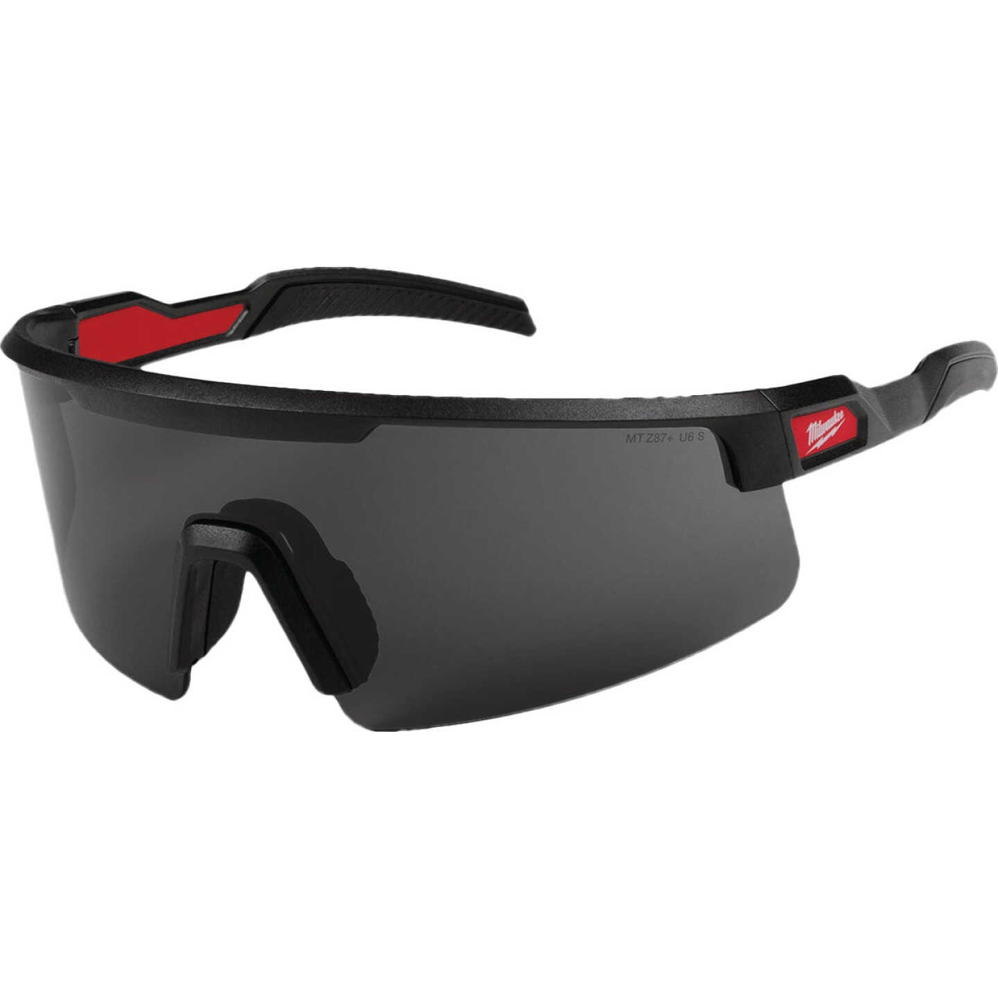 Milwaukee Wrap Around Safety Glasses with Tinted Anti-Scratch Lenses Image 1