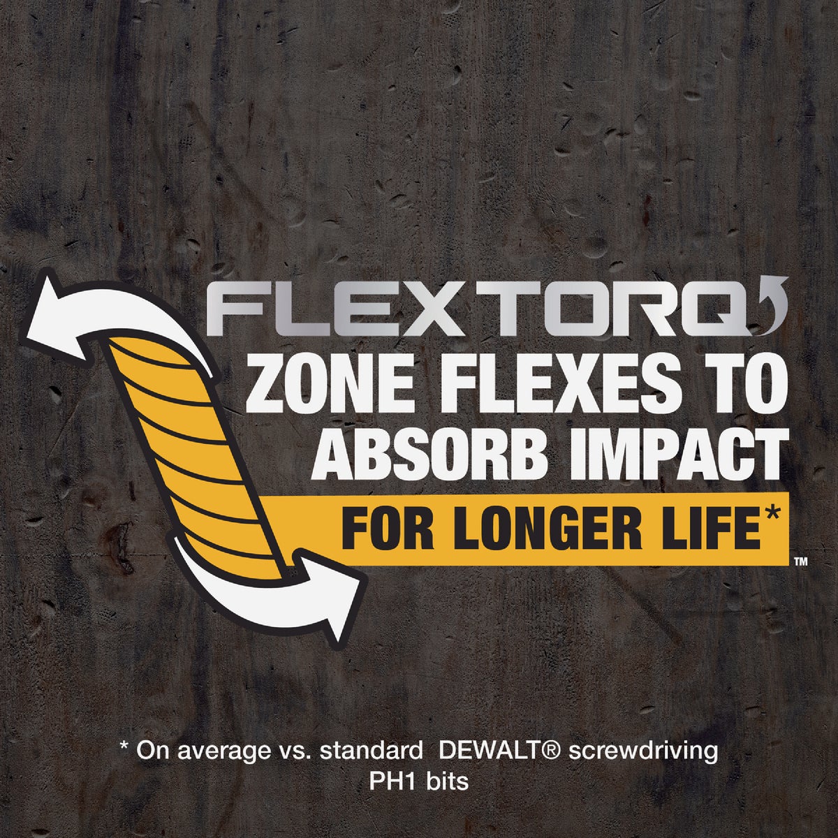 DEWALT FlexTorq 2 In. #1 Phillips Impact Screwdriver Bit (3-Pack) Image 2