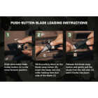 Spec Ops Retractable-Blade Folding Utility Knife with (3) Blades Image 4