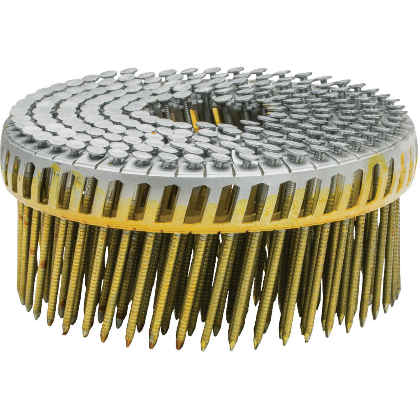 Pro-Fit 2-1/4 In. x .092 In. 15 Degree Plastic Strip Hot Dipped Galvanized Coil Siding Nail (4800 Ct.) Image 1