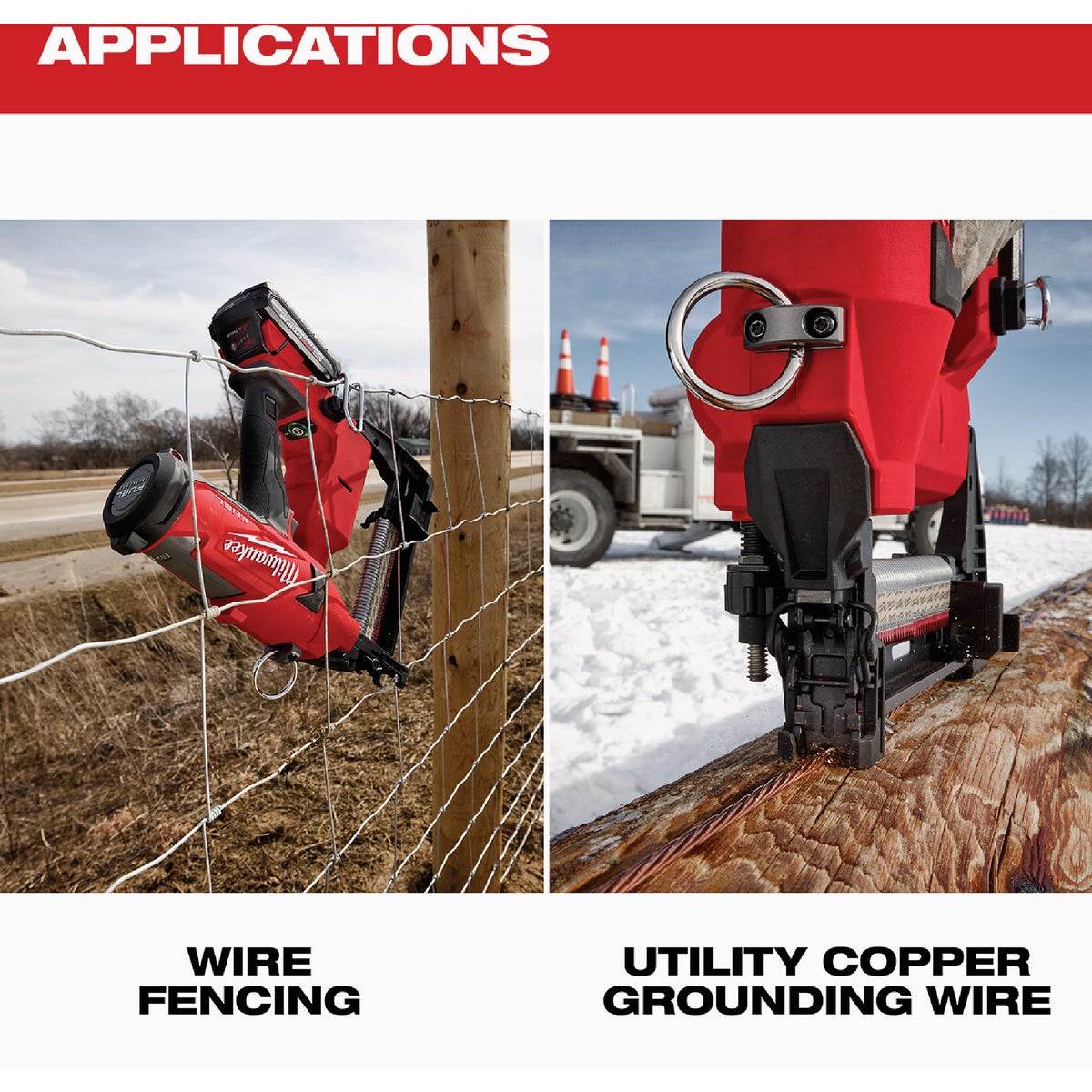 Milwaukee 2 In. 9 Ga. Galvanized Barbed Collated Fence Staple (960-Count) Image 5