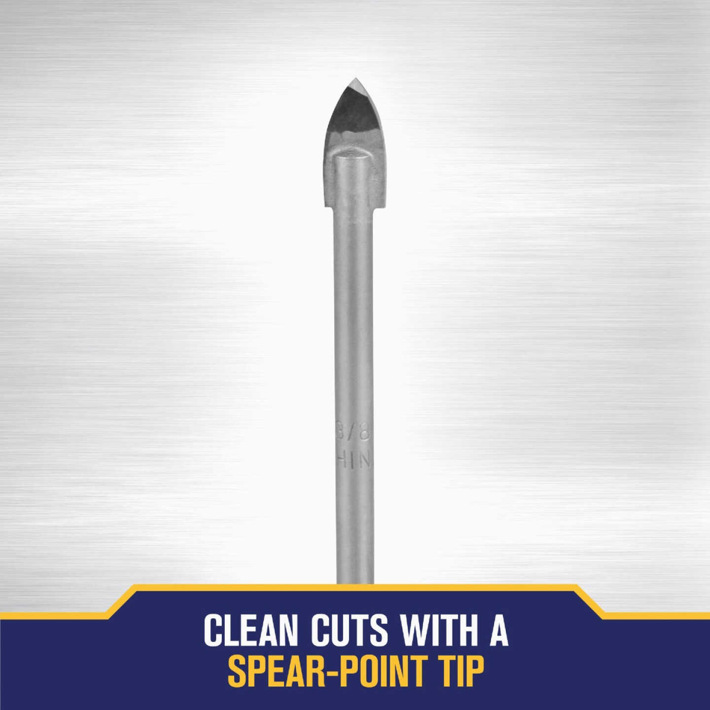 Irwin 3/8 In. x 6-1/4 In. Carbide Glass & Tile Drill Bit Image 4