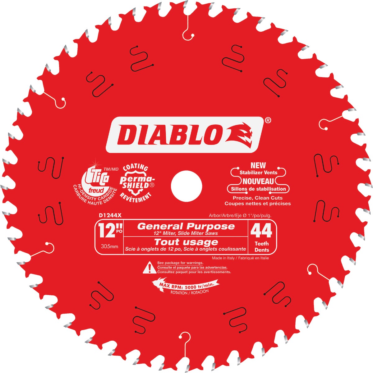 Diablo 12 In. 44-Tooth General Purpose Circular Saw Blade
