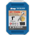 Kreg #7 x 1 In. Square Coarse Thread Pan Head Zinc Pocket-Hole Screw (100 Ct.) Image 5