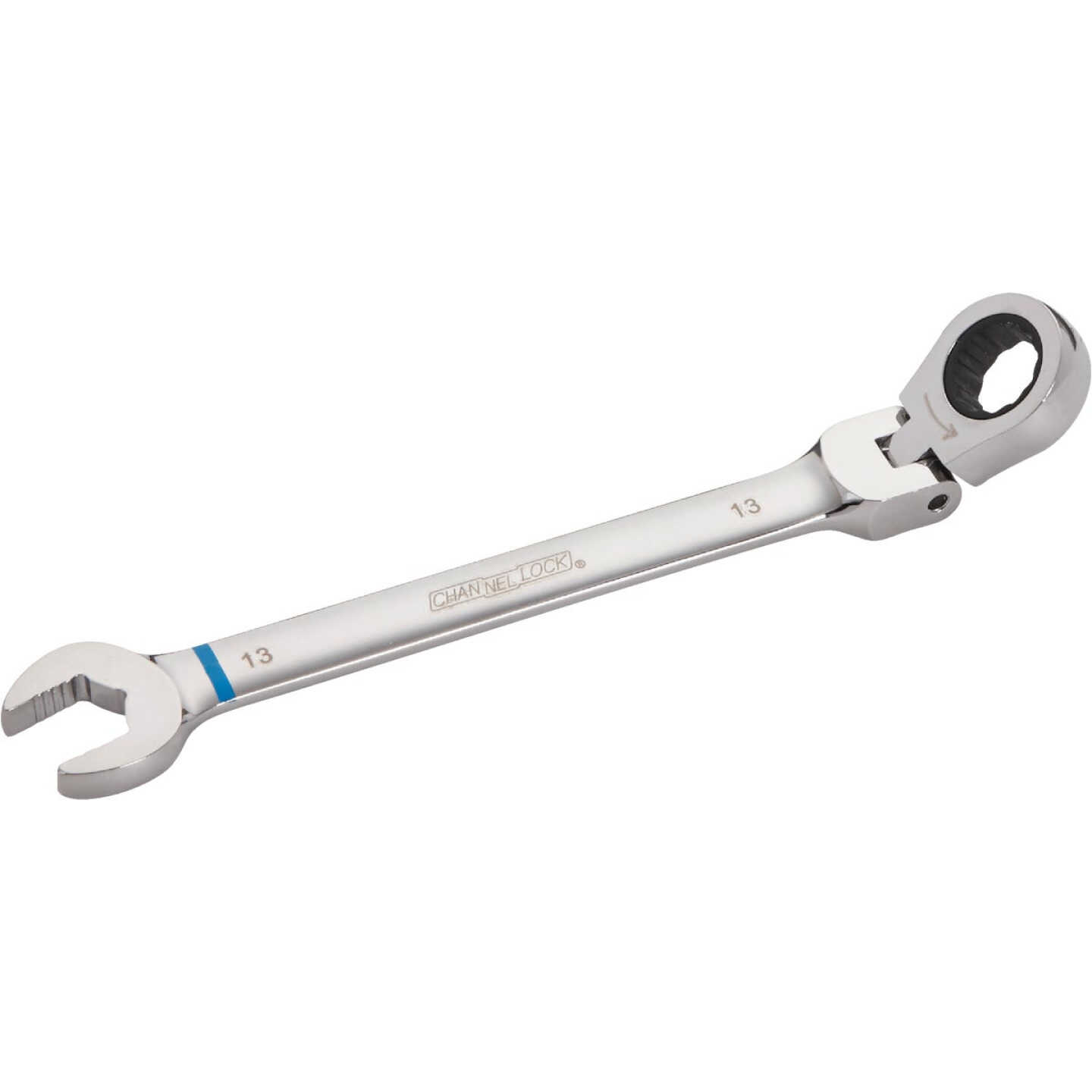 Channellock Metric 13 mm 12-Point Ratcheting Flex-Head Wrench Image 1
