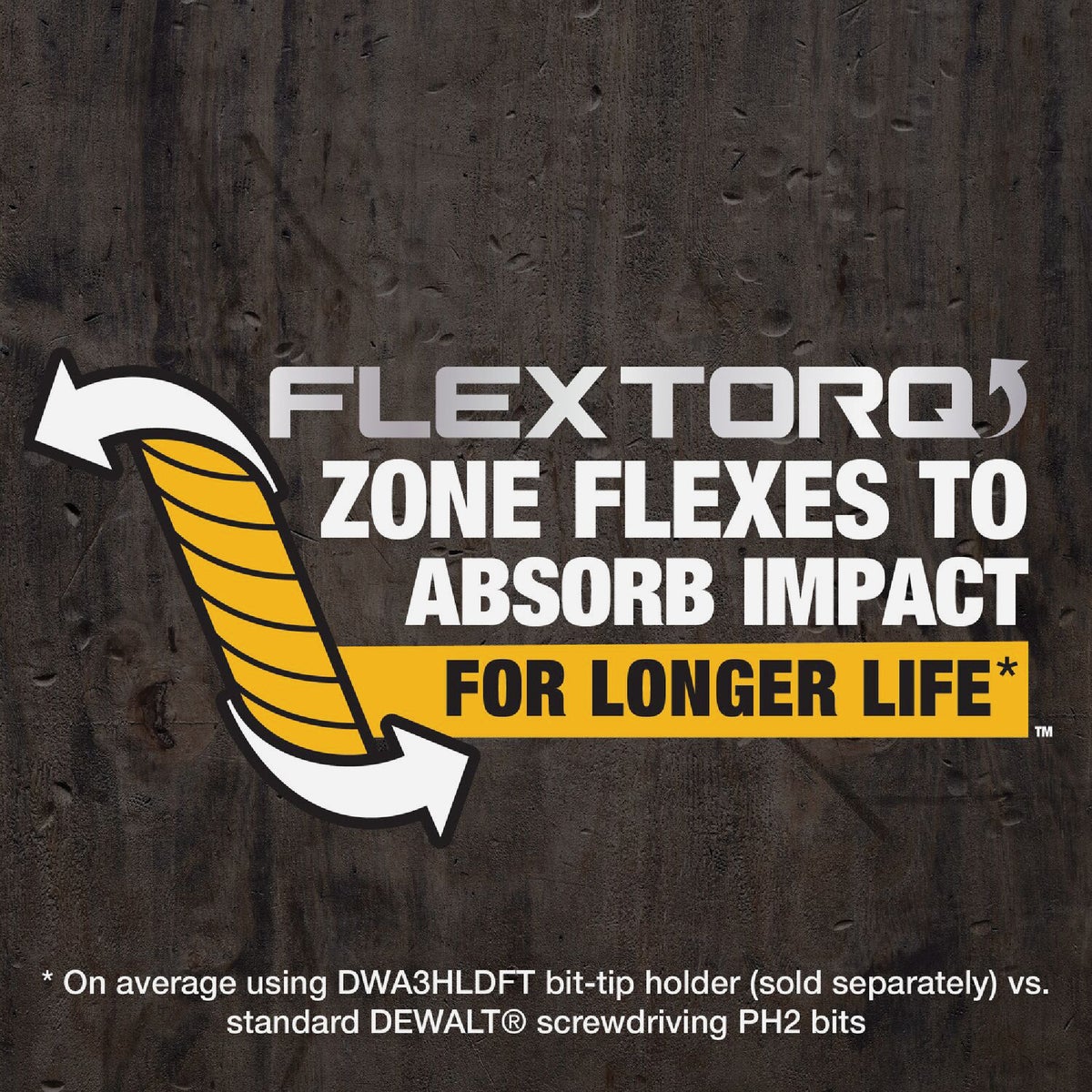 DEWALT FlexTorq 1 In. #2 Phillips Impact Screwdriver Bit (30-Pack) Image 2