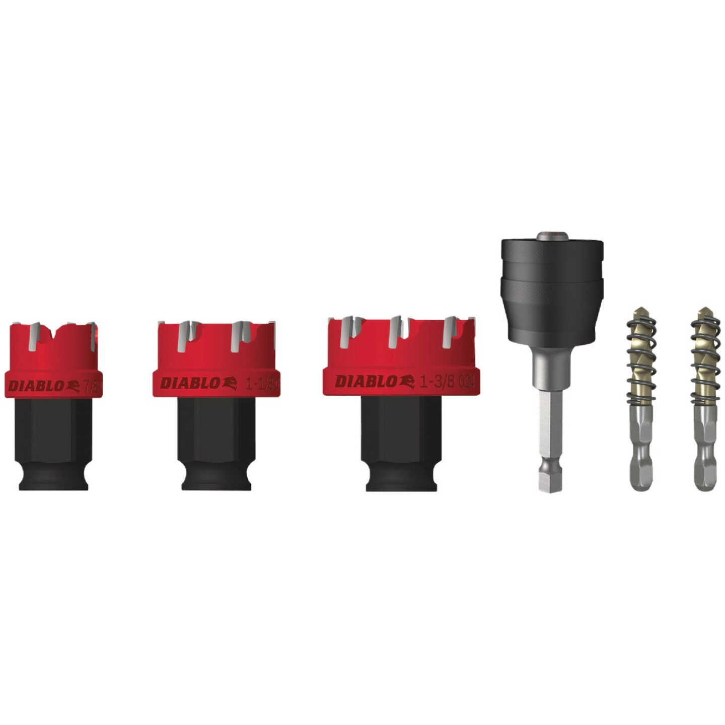 Diablo Steel Demon Carbide Teeth Hole Cutter Set (6-Piece) Image 1