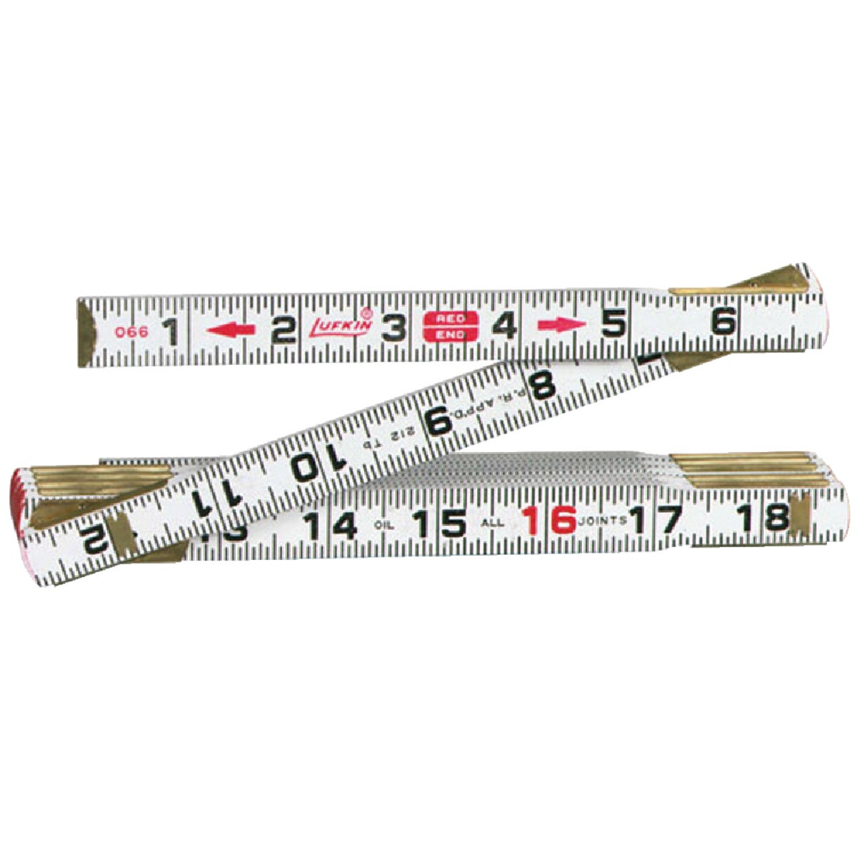 Crescent Lufkin 6 Ft. x 5/8 In. Flat Reading Folding Rule