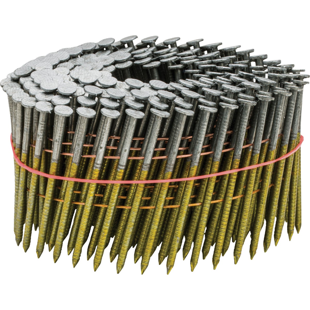 Pro-Fit 2-3/8 In. x 0.113 In. 15 Degree Wire Weld Hot Dipped Galvanized Ring Shank Coil Framing Nail (3000 Ct.)