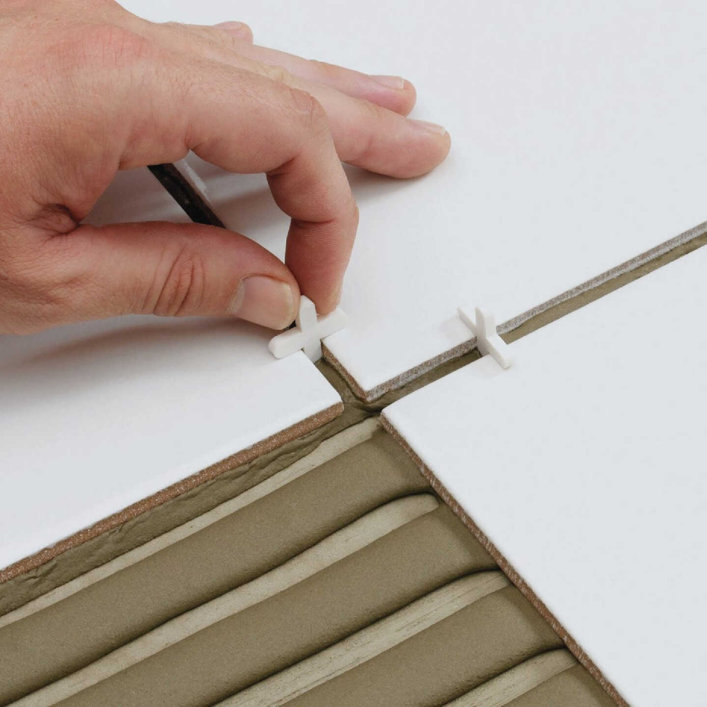 QEP 1/4 In. White Flexible Tile Spacers (200-Pack) Image 2