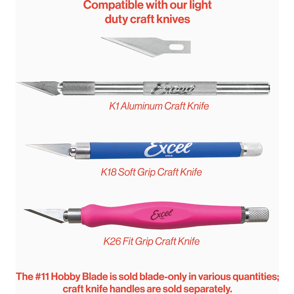 Excel Blades No. 11 Hobby Blades (5-Pack) Image 3