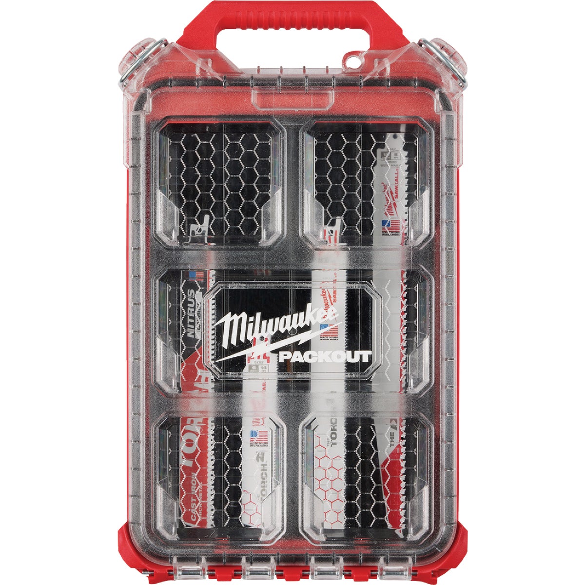Milwaukee SAWZALL 22-Piece Reciprocating Saw Blade Set in PACKOUT Organizer Image 6