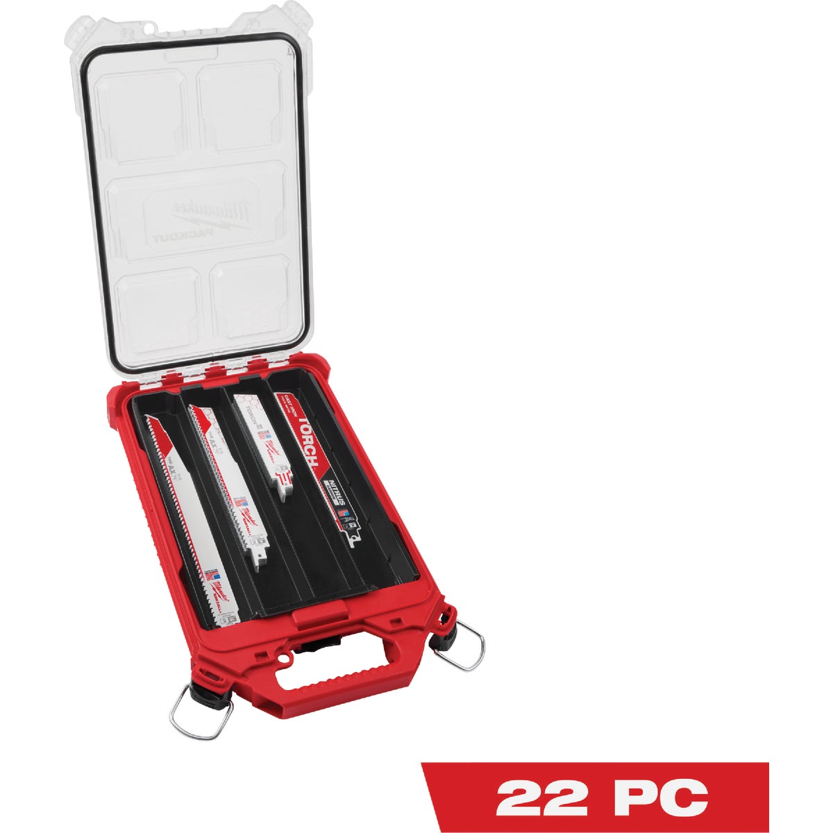 Milwaukee SAWZALL 22-Piece Reciprocating Saw Blade Set in PACKOUT Organizer