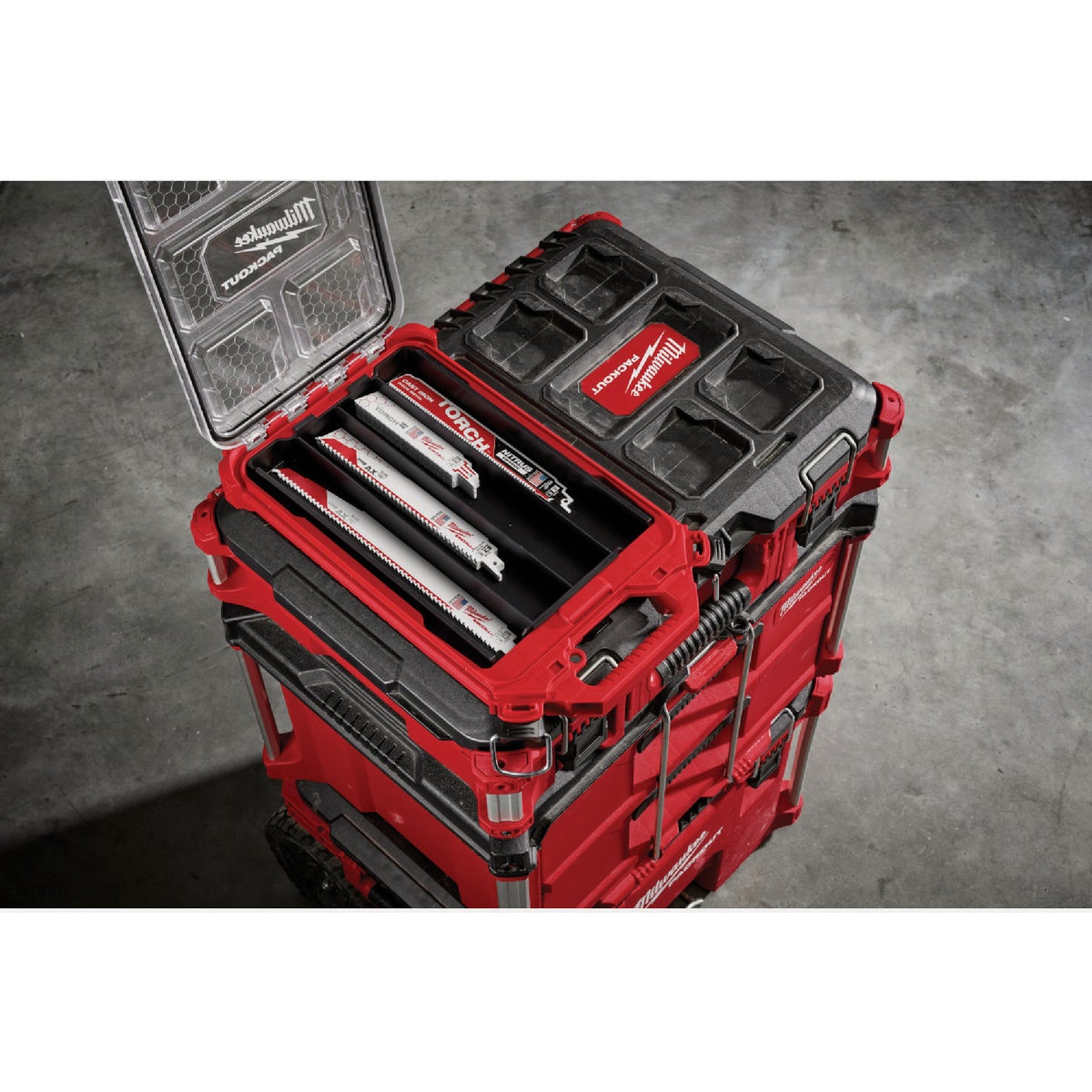 Milwaukee SAWZALL 22-Piece Reciprocating Saw Blade Set in PACKOUT Organizer Image 5