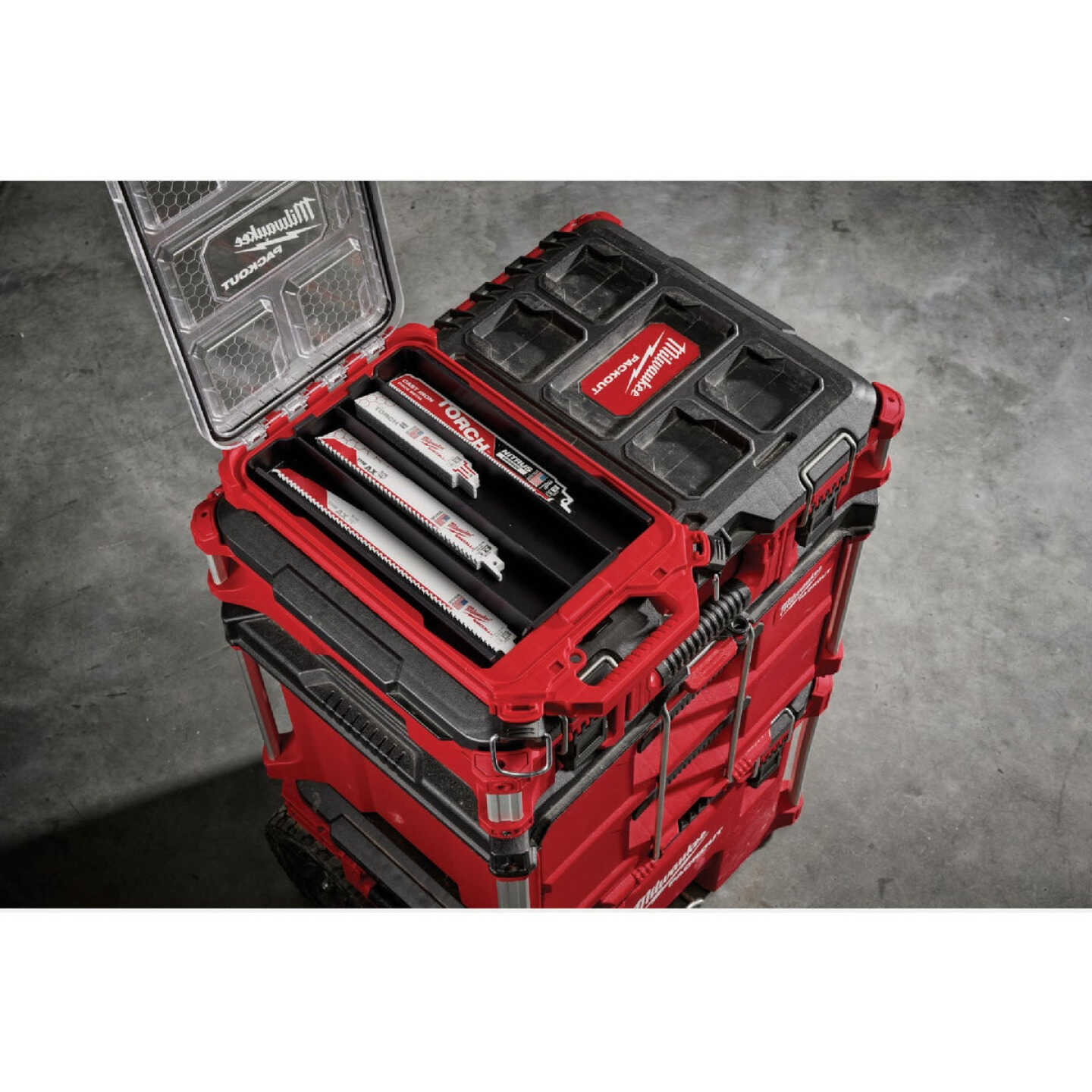 Milwaukee SAWZALL 22-Piece Reciprocating Saw Blade Set in PACKOUT Organizer Image 5