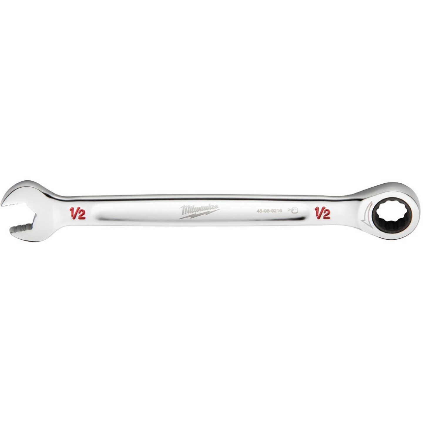 Milwaukee Standard 1/2 In. 12-Point Ratcheting Combination Wrench Image 1