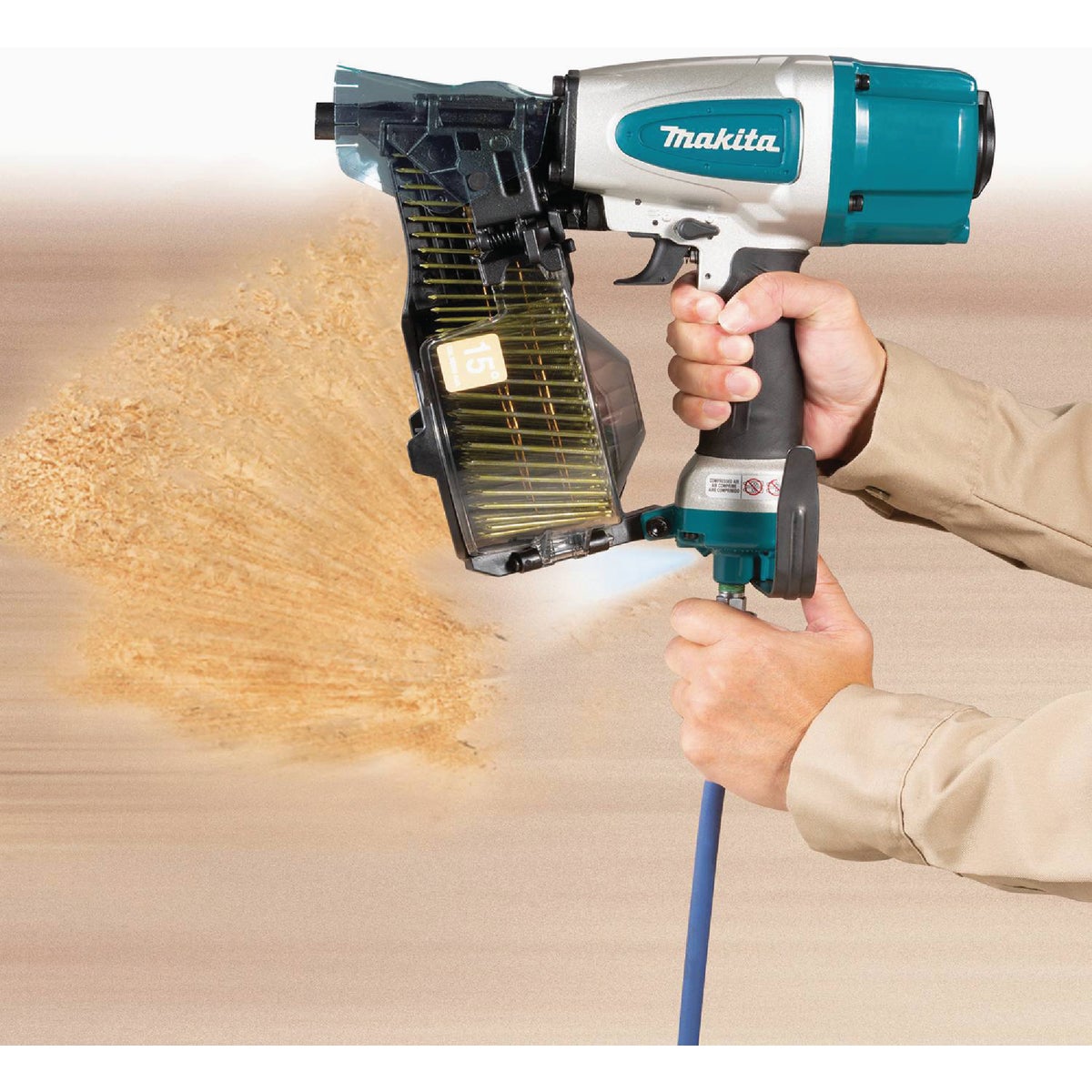Makita 15 Degree 2-1/2 In. Coil Siding Nailer Image 9