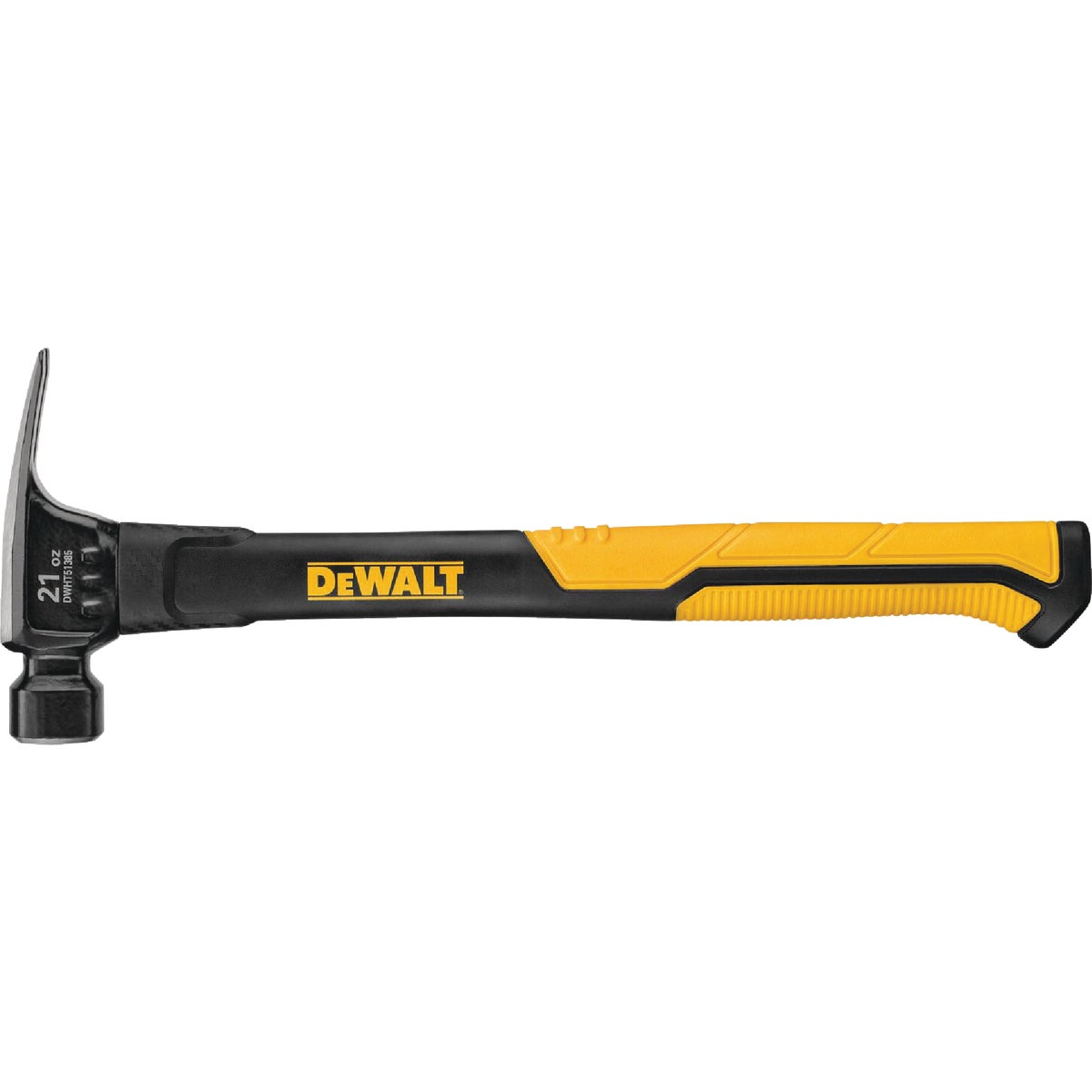 DEWALT 21 Oz. Smooth-Face Framing Hammer with Fiberglass Handle Image 3