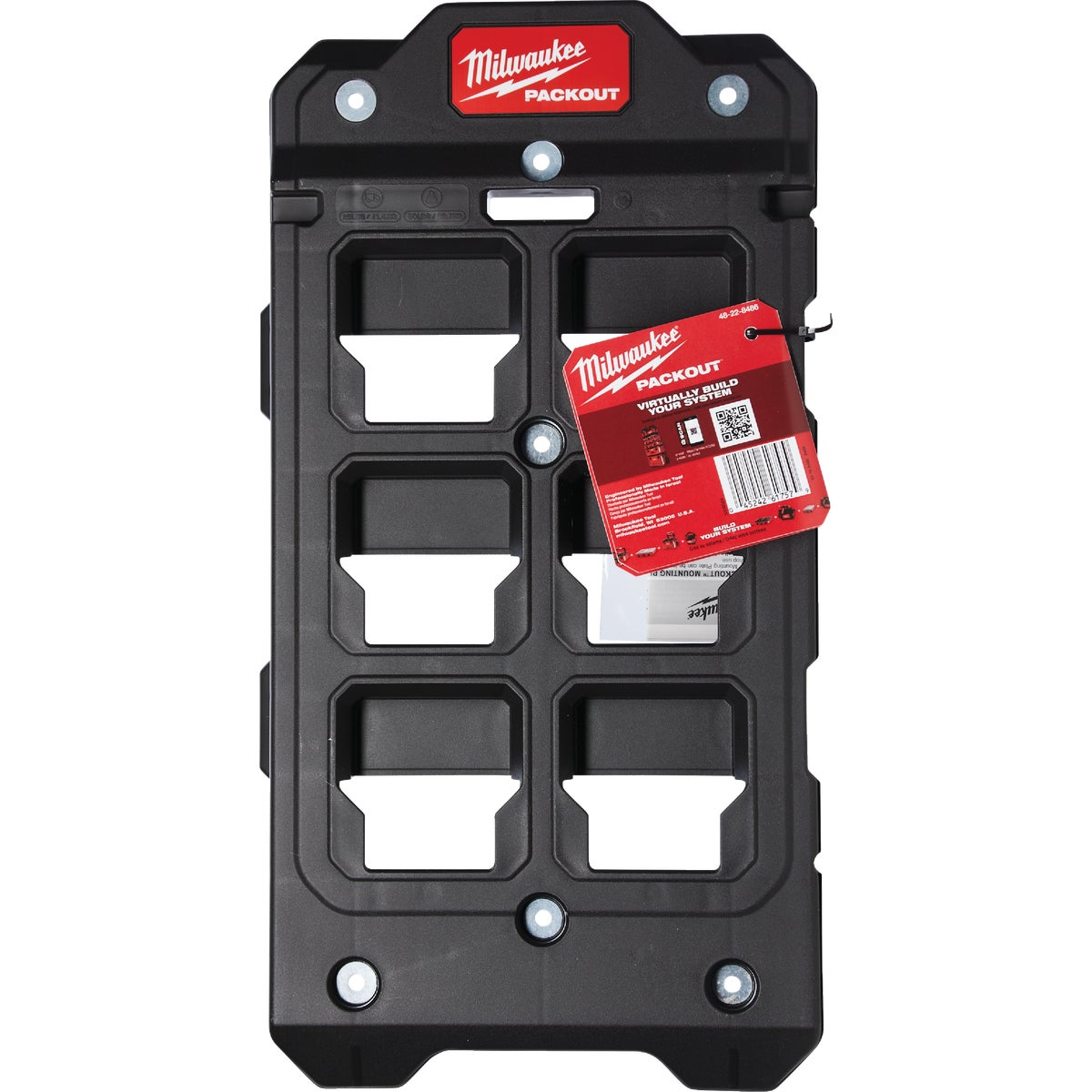 Milwaukee PACKOUT Compact Wall Plate, 50 Lb. Capacity Image 2