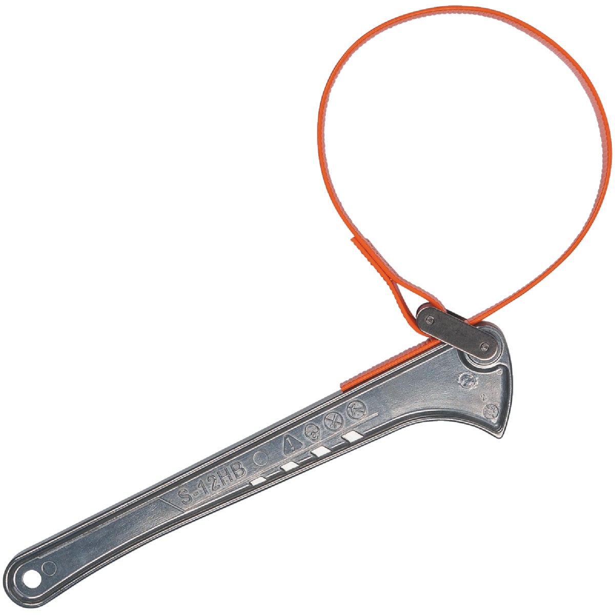Klein Grip-It 1-1/2 In. to 5 In. Strap Wrench with 12 In. Handle Image 9