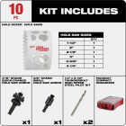 Milwaukee Hole Dozer Hole Saw Kit with Packout Case Image 2