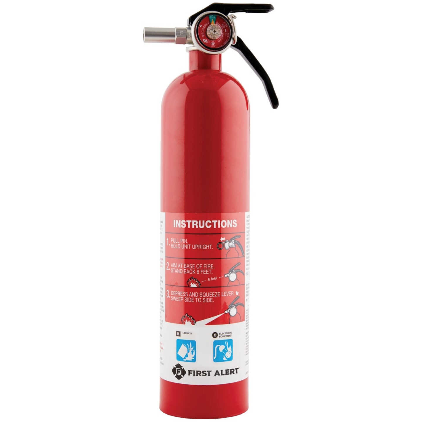 First Alert 10-B:C Rechargeable Garage Fire Extinguisher Image 4
