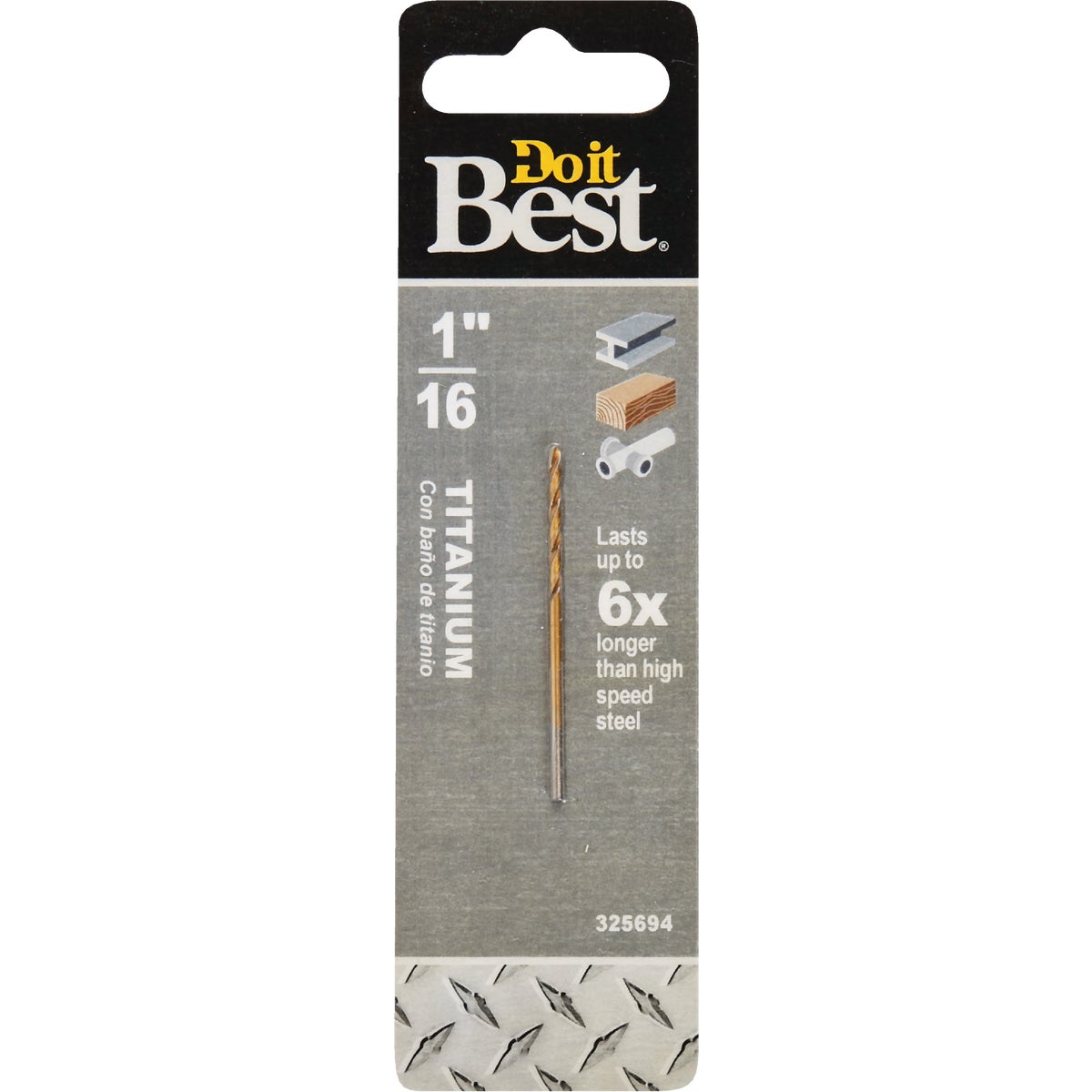 Do it Best 1/16 In. Titanium Drill Bit Image 1