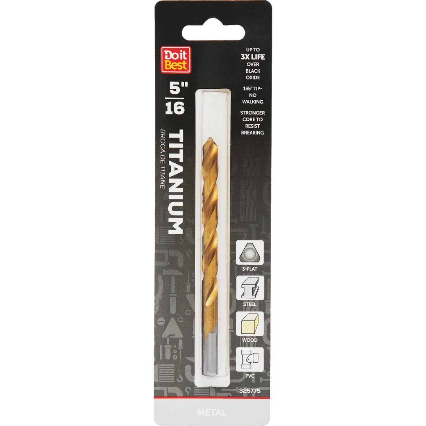 Do it Best 5/16 In. Titanium Drill Bit Image 1