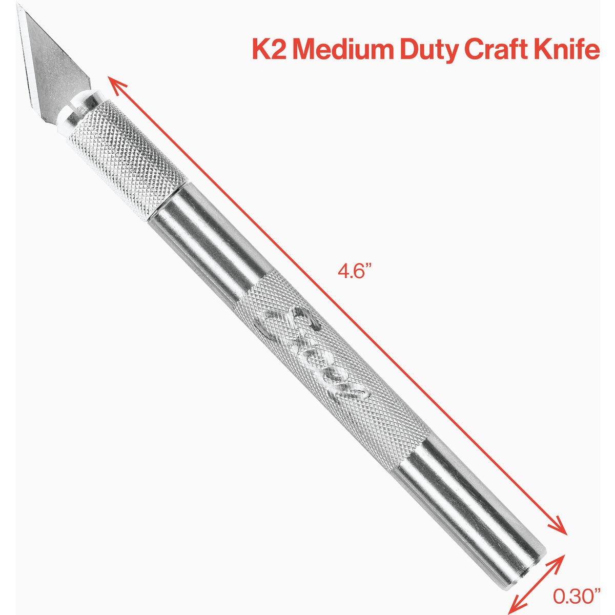 Excel Blades K2 Medium Duty Aluminum Hobby Knife Image 5