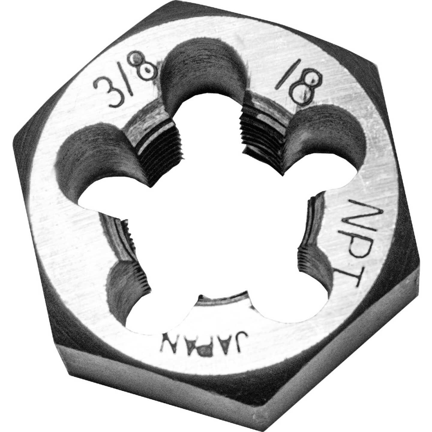 Century Drill & Tool 3/8-18 NPT 1 In. Across Flats Hexagon Pipe Die Image 1