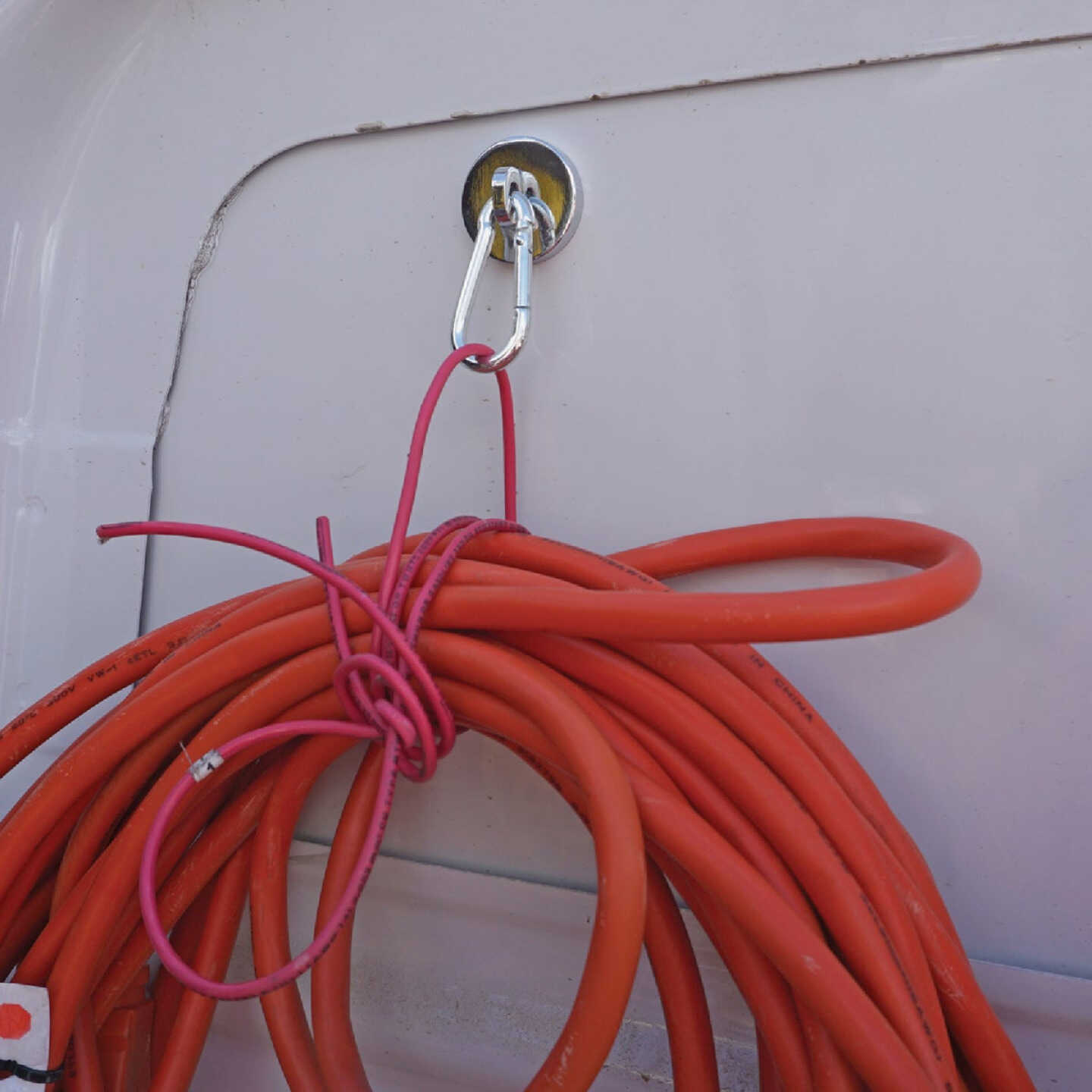 MagnetSource Neodymium 45 Lb. Capacity Carabiner Magnet Hook Image 2