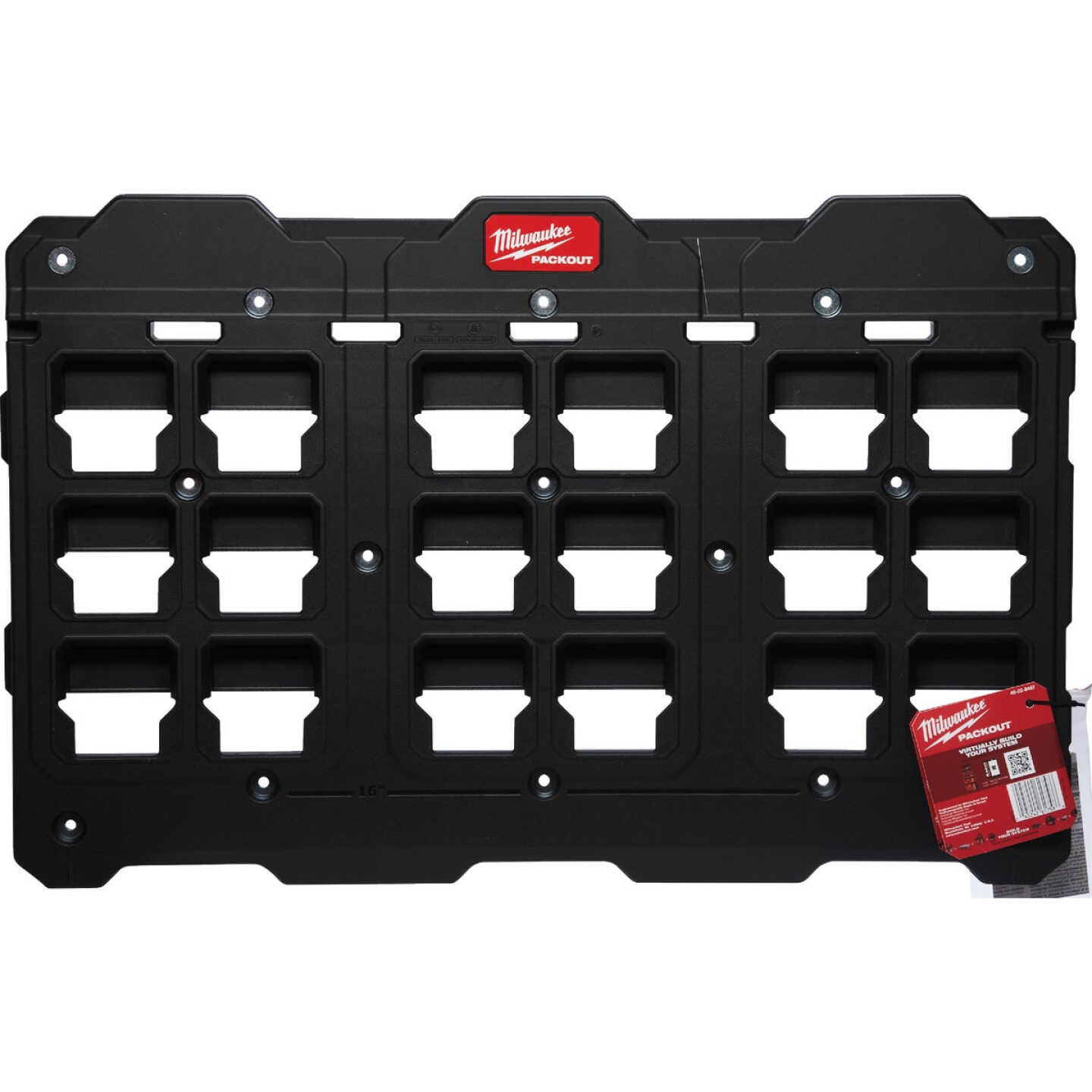 Milwaukee PACKOUT Large Wall Plate, 150 Lb. Capacity Image 5