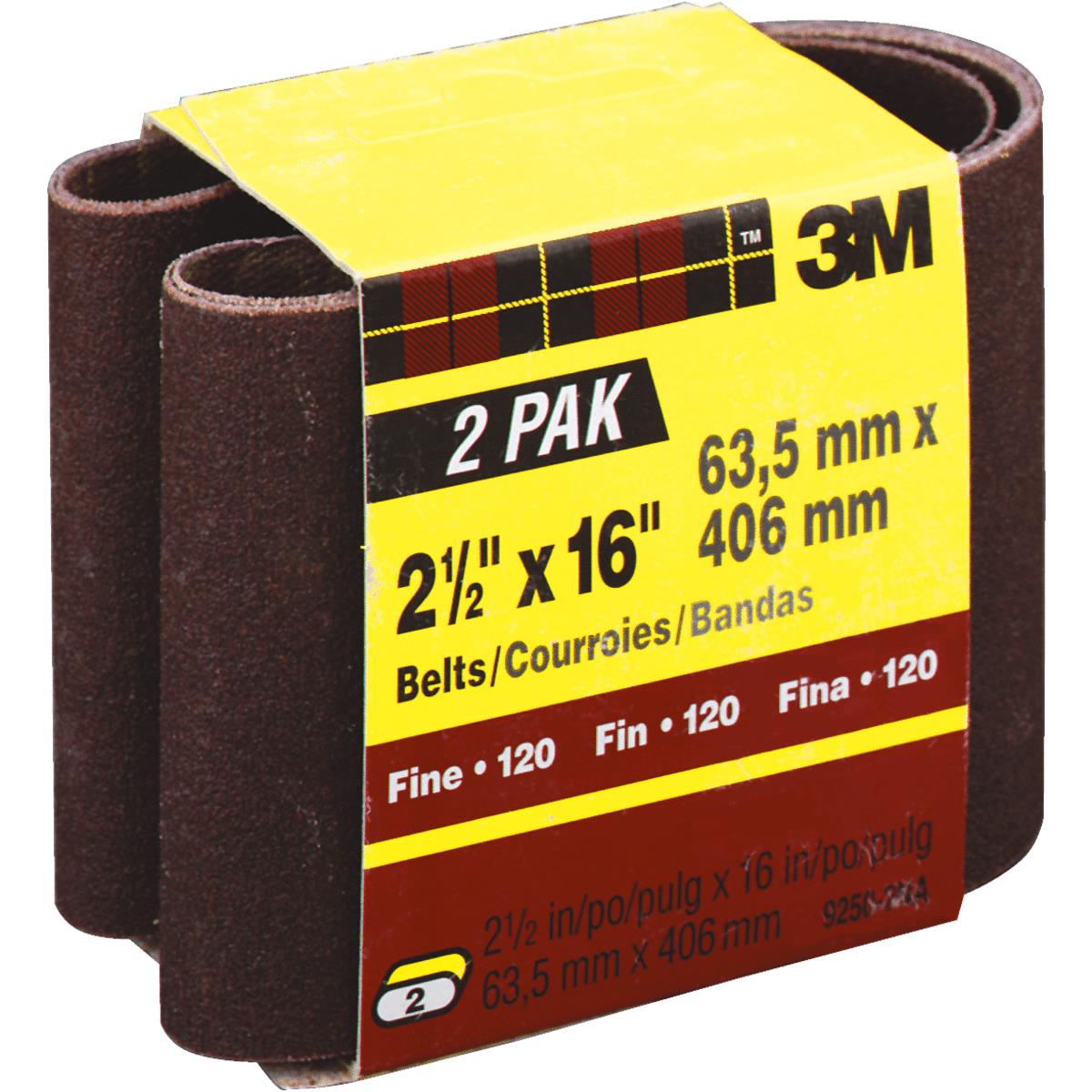 2-1/2X16 FINE SAND BELT