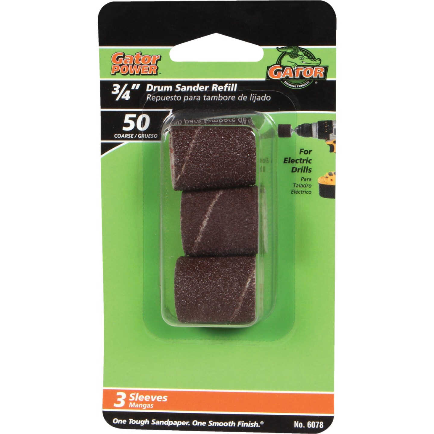 Gator Blade 1 In. x 3/4 In. 50 Grit Drum Sander Refills (3-Pack) Image 1