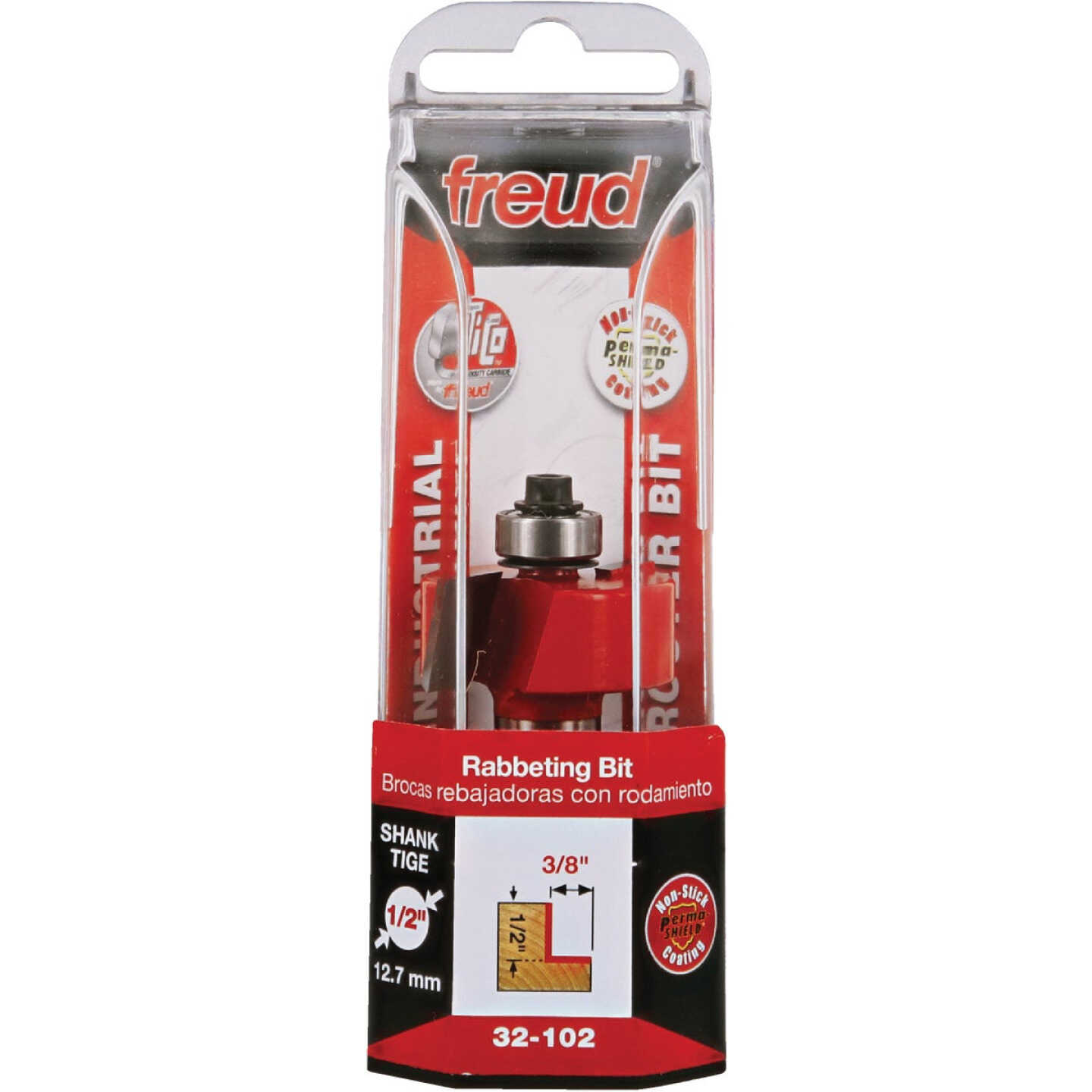 Freud 1-1/4 In. Rabbeting Router Bit with 1/2 In. Shank Image 1