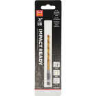 Do it Best 3/16 In. Impact Ready Titanium Hex Shank Drill Bit Image 1