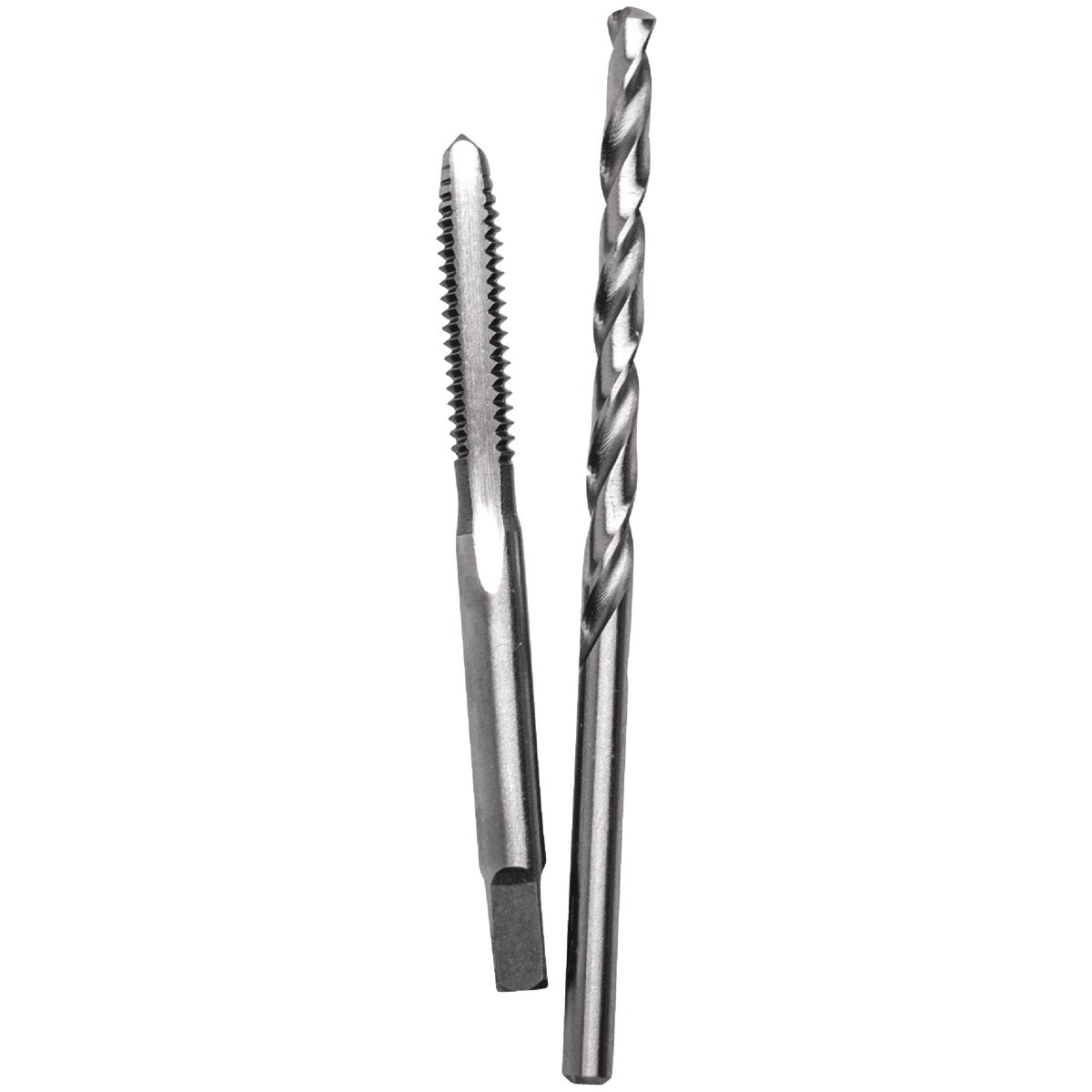 Century Drill & Tool 7/16-20 National Fine Plug Carbon Steel Tap & 25/64 In. Brite Drill Bit Combo Pack Image 1