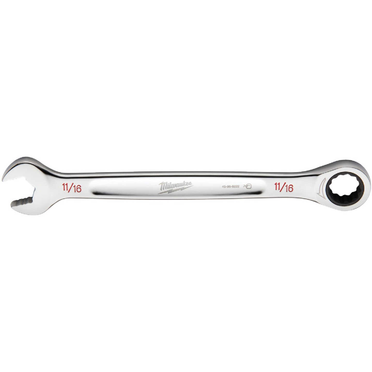 Milwaukee Standard 11/16 In. 12-Point Ratcheting Combination Wrench Image 1