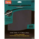 Do it Best Waterproof 9 In. x 11 In. 400 Grit Super Fine Sandpaper (5-Pack) Image 1