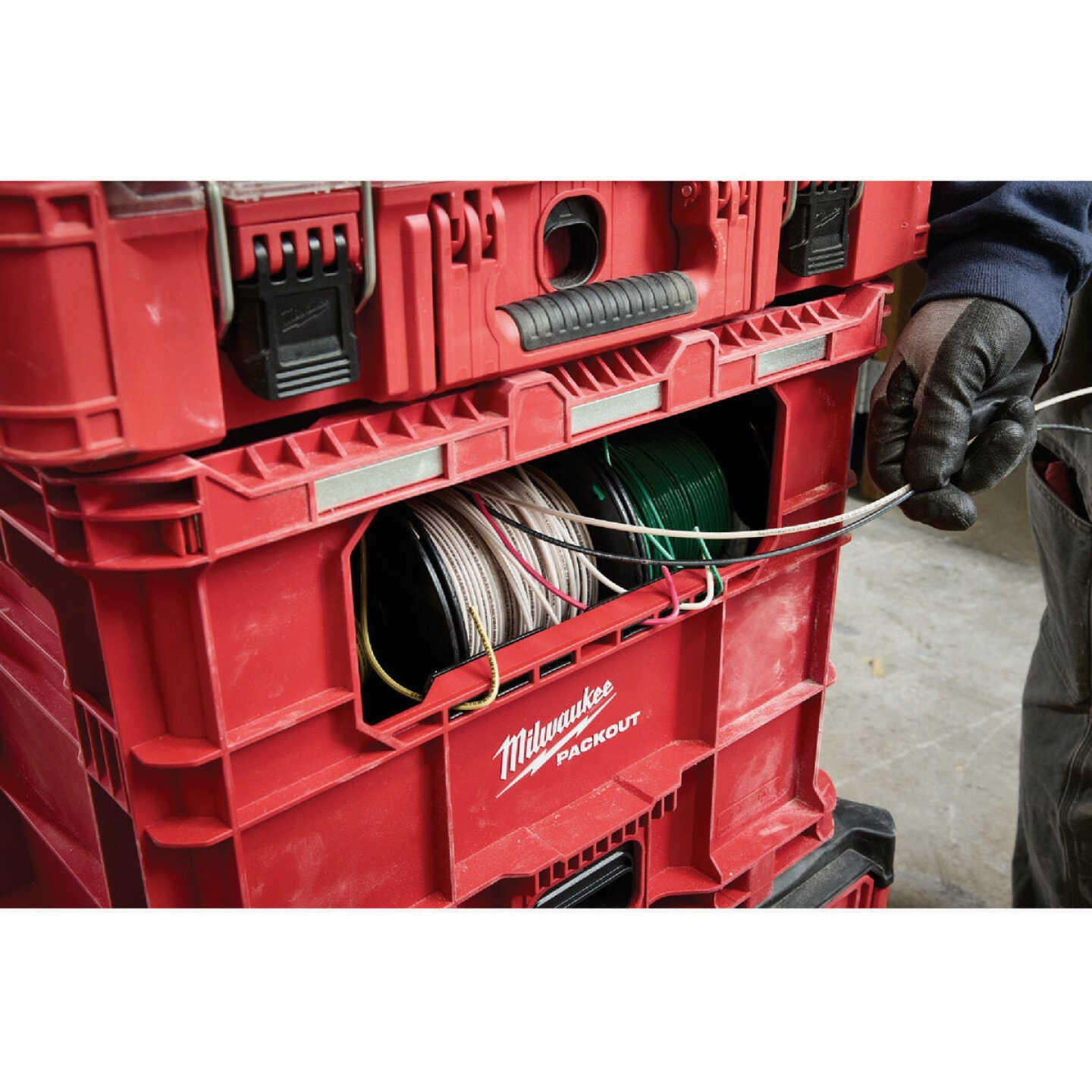 Milwaukee PACKOUT Inserts for XL Wire Pulling Crate Image 2