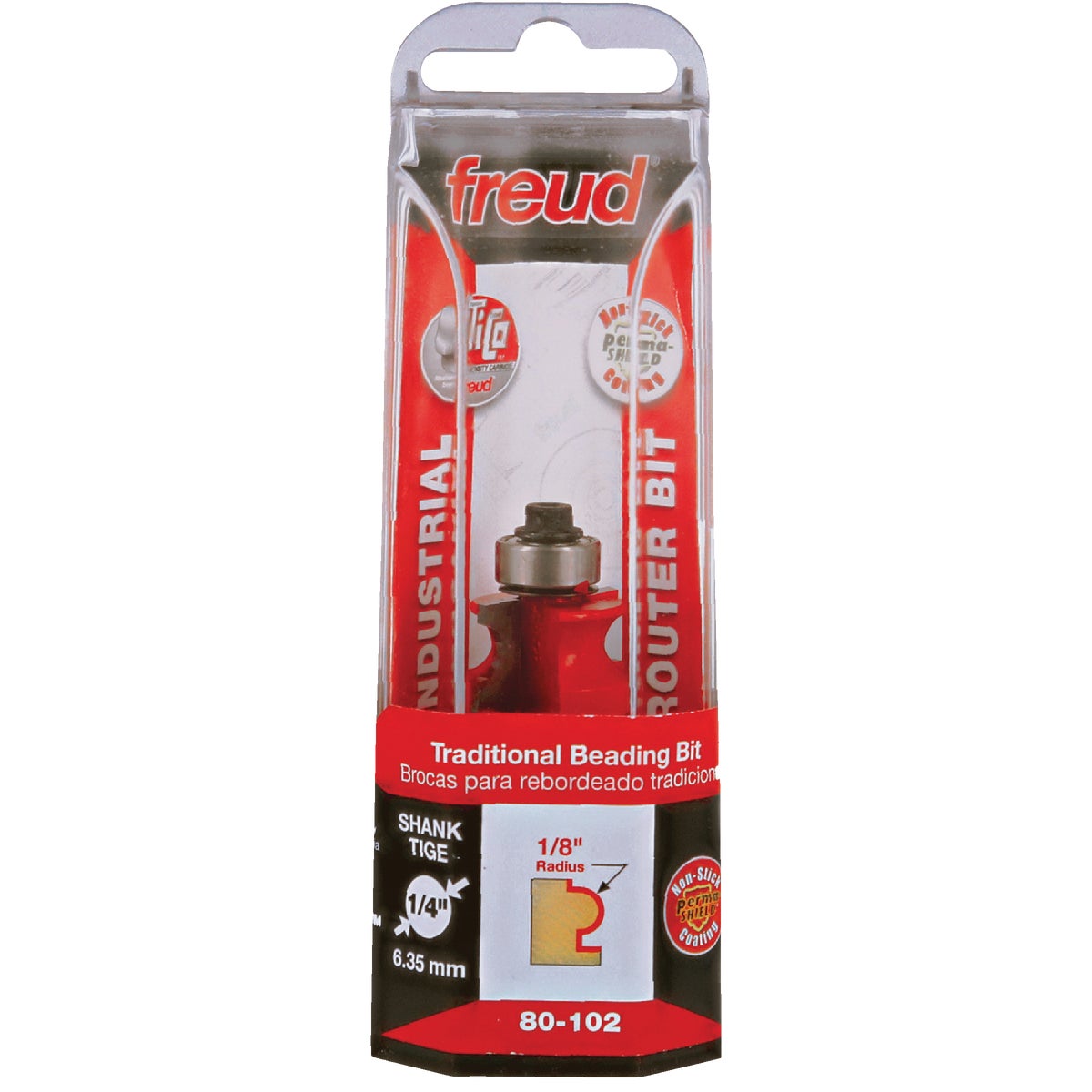 Freud 1/8 In. Radius Traditional Beading Router Bit Image 1