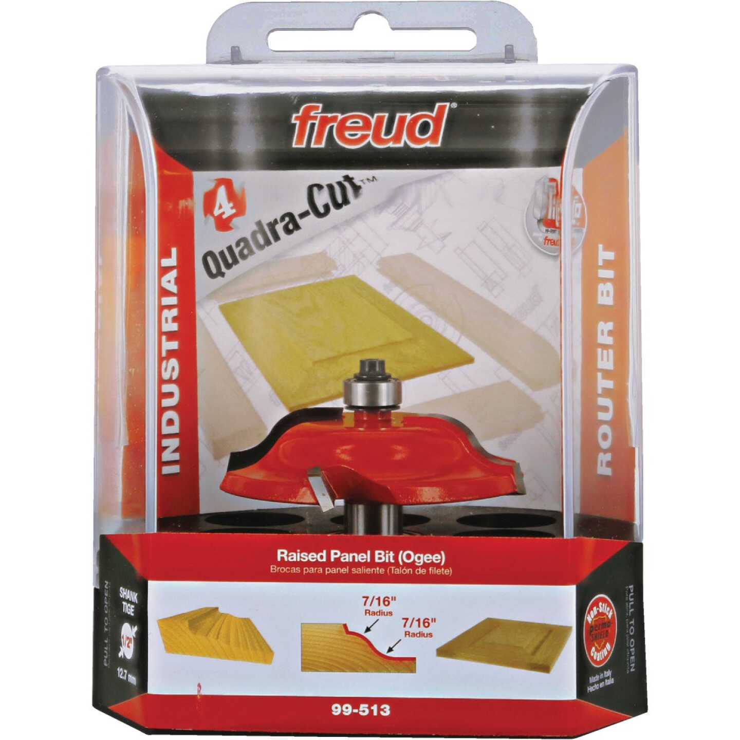 Freud 2-3/4 In. Quadra-Cut Raised Panel Router Bit Image 1