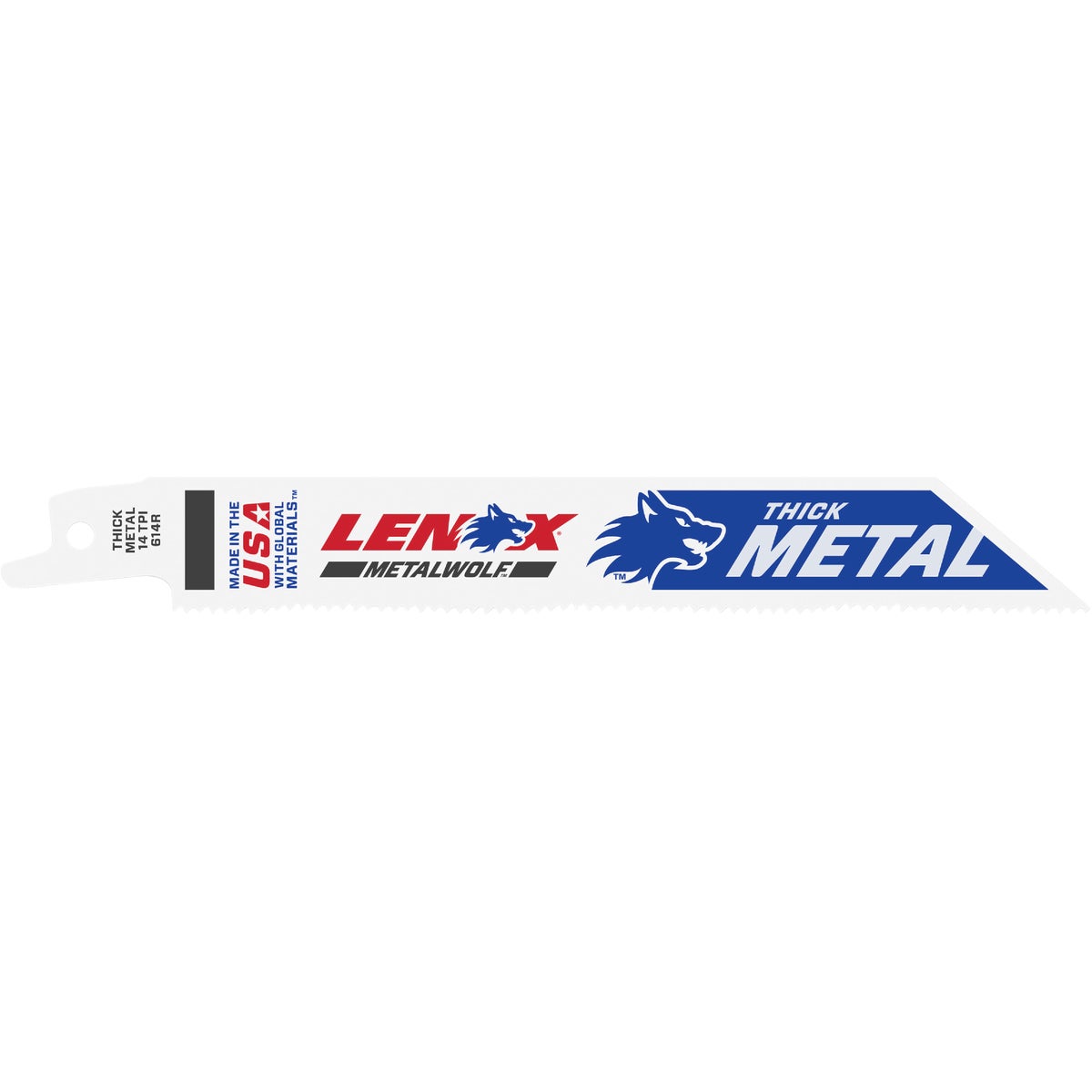 Lenox METALWOLF WAVE EDGE 6 In. 14 TPI Thick Metal Reciprocating Saw Blade (5-Pack) Image 5