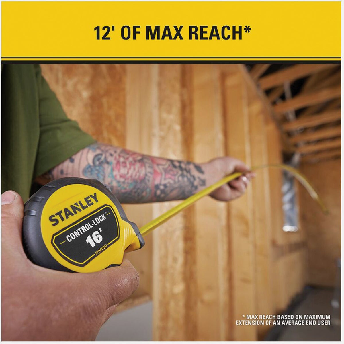 Stanley 16 Ft. Control-Lock Tape Measure Image 6