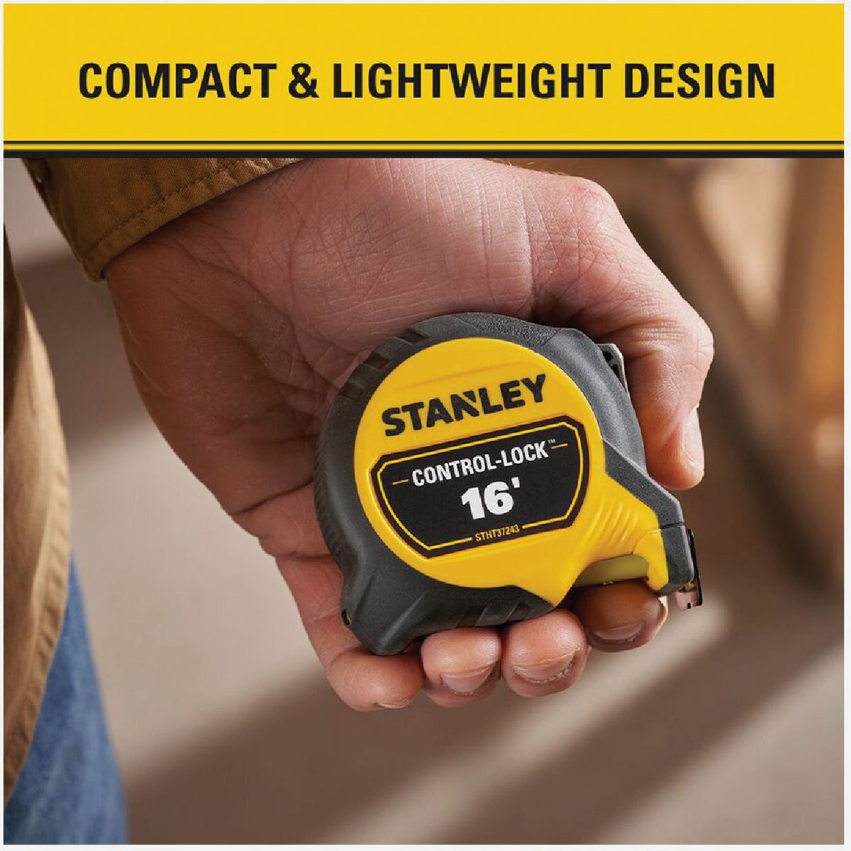 Stanley 16 Ft. Control-Lock Tape Measure Image 2