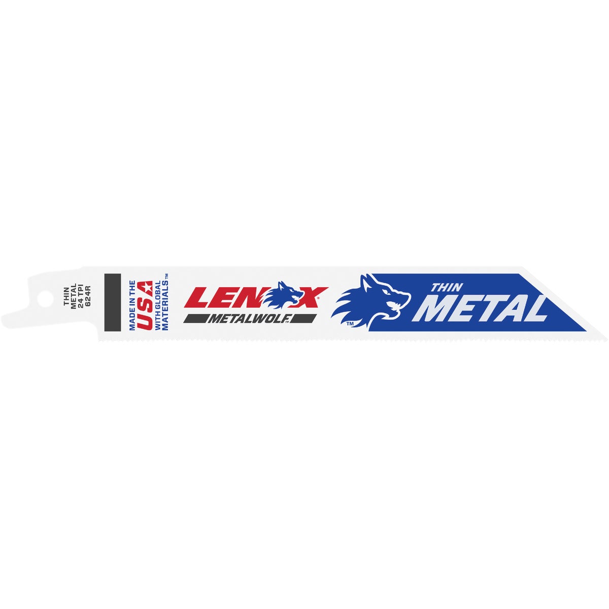 Lenox MULTIWOLF WAVE EDGE 6 In. 24 TPI Thin Metal Reciprocating Saw Blade Image 1