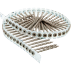 Senco DuraSpin #8 x 3 In. Square Drive Flat Collated Deck Screw, Exterior/Tan Finish (800 Ct.) Image 1