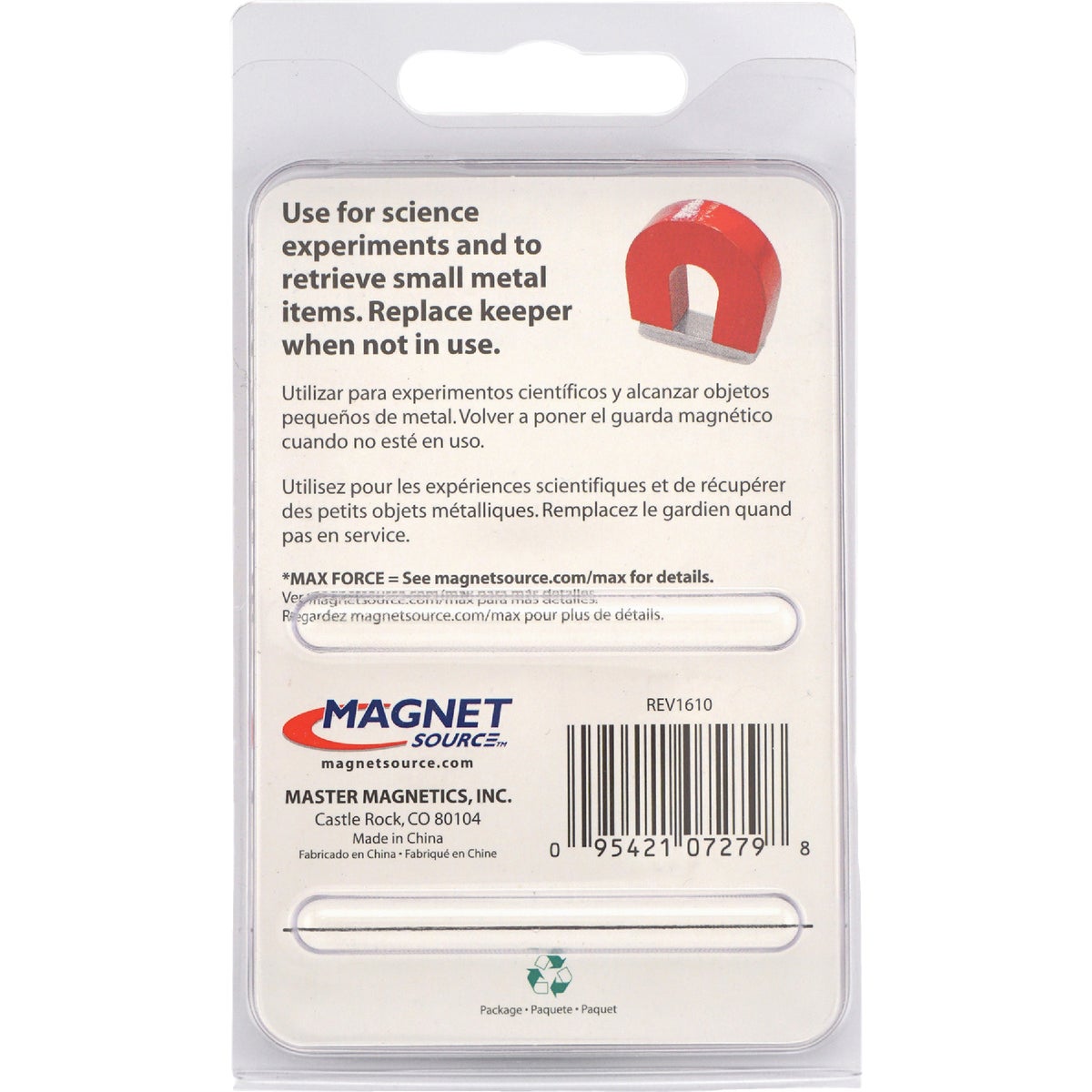 Master Magnetics 2 Lb. 1 in. Horseshoe Magnet Image 5