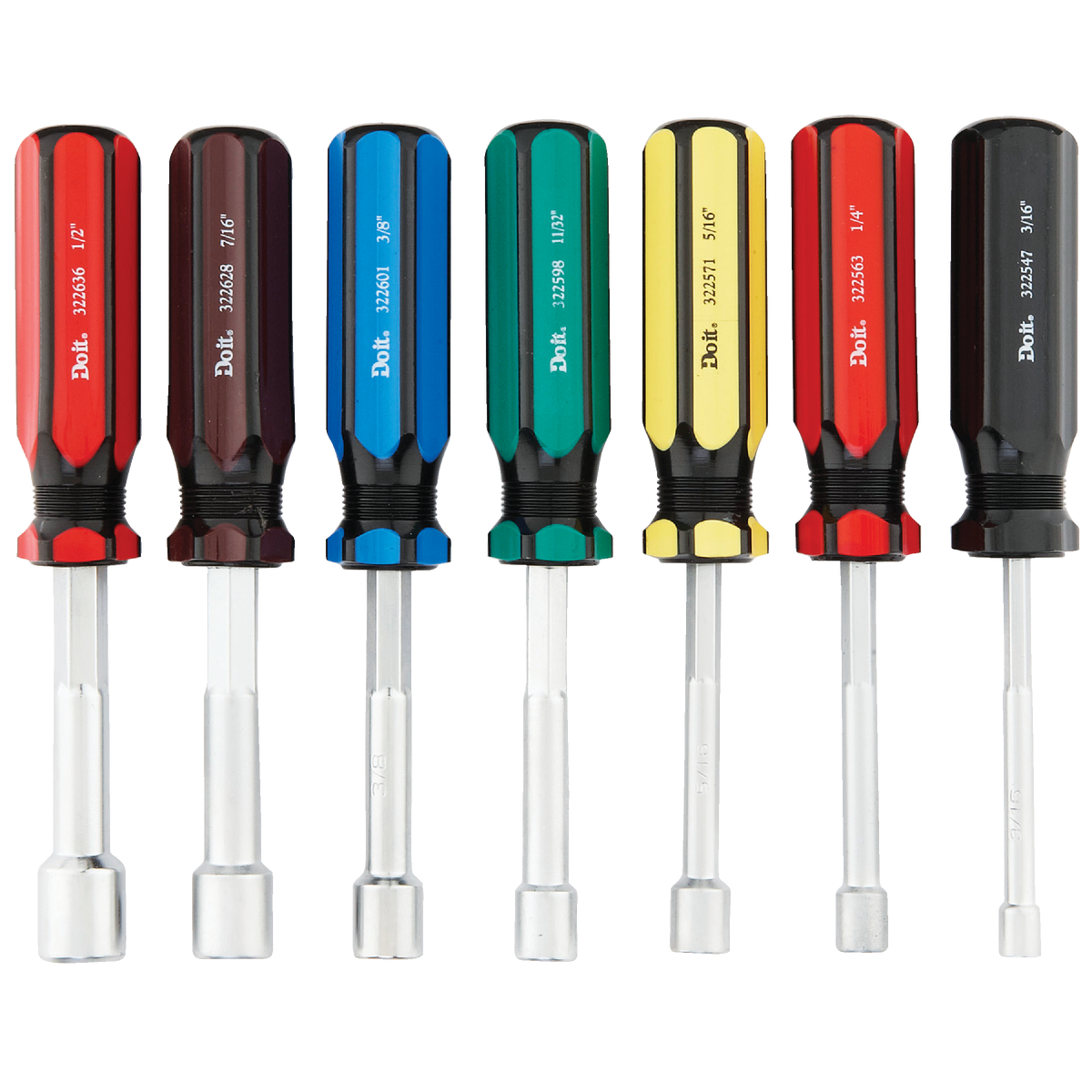 Do it Standard 3 In. Solid Shaft Nut Driver Set, 7-Piece Image 3